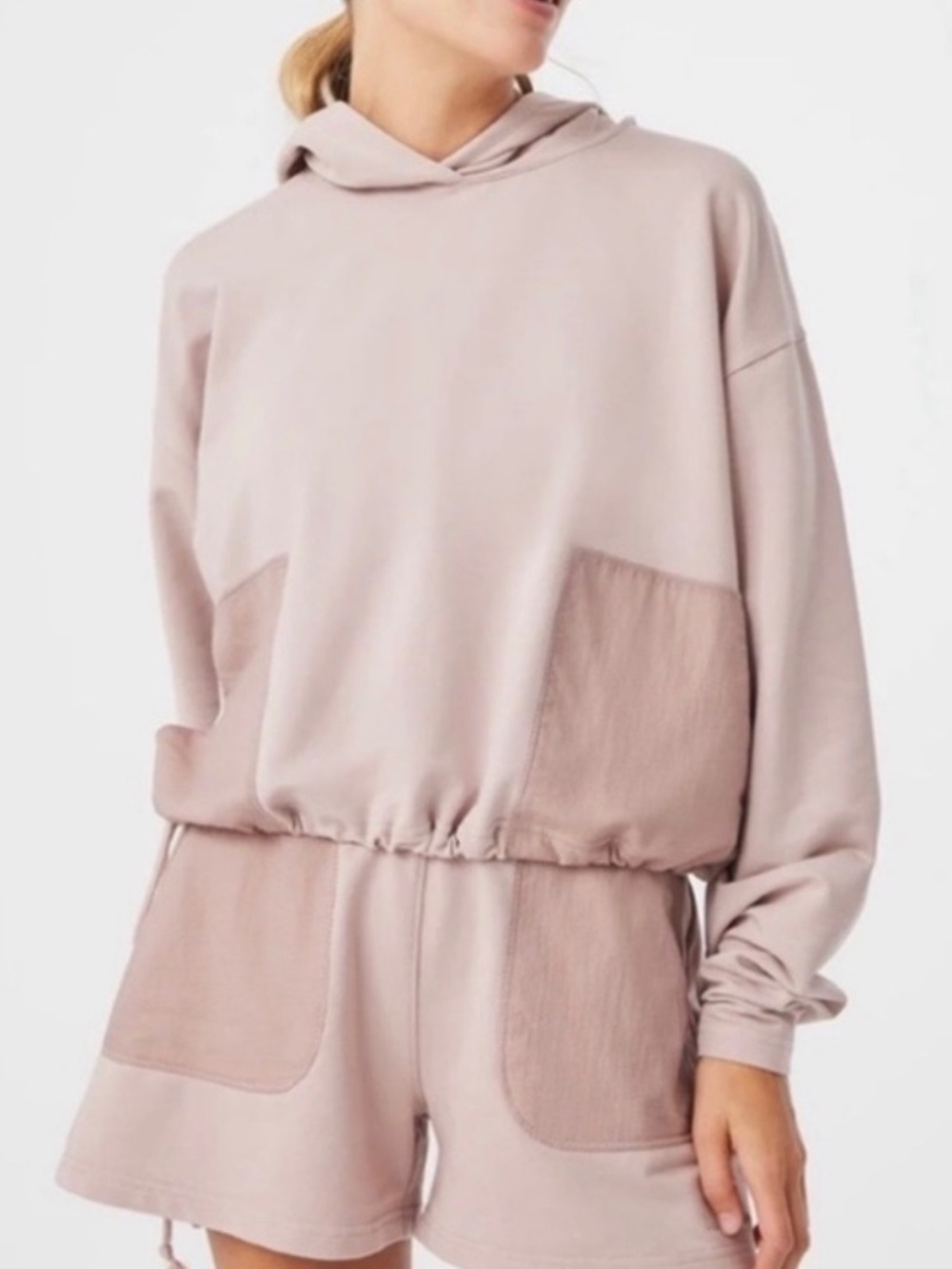 Outdoor Voices-Beach Tree Hoodie - Sea Shell Pink